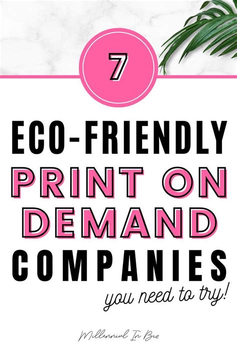 7 Best Eco Friendly Print On Demand Companies You Should Know About