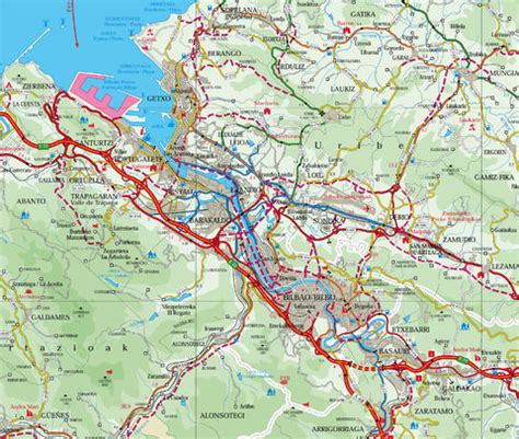 Map of the Bilbao Metropolitan Area | Gifex