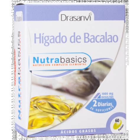 Nutrabasicos Higado De Bacalao Caps Drasanvi Arganium Natural