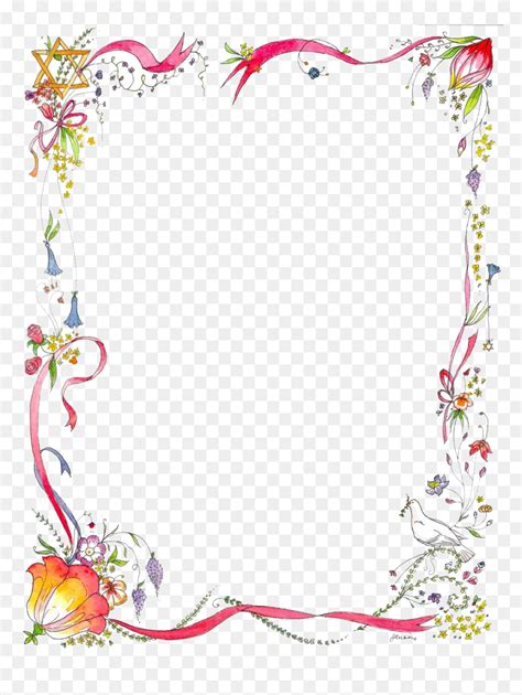 Flower Border Designs For Project Work Best Flower Site