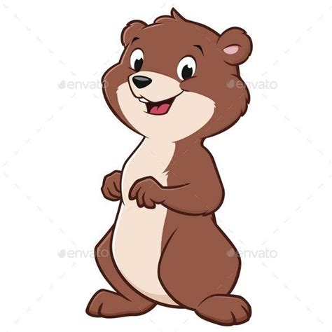 Cartoon Gopher Cute Drawings Cartoon Cartoon Animals