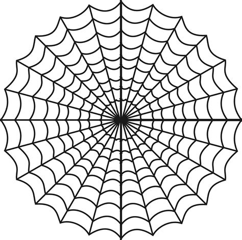 Free Printable Spider Web Coloring Pages For Kids