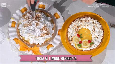 Ricette È sempre mezzogiorno torta al limone meringata di Natalia