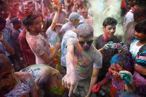 Holi Festival In Nepal On Behance