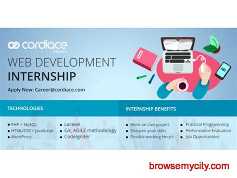 Web Development Internship at Kochi - 60007