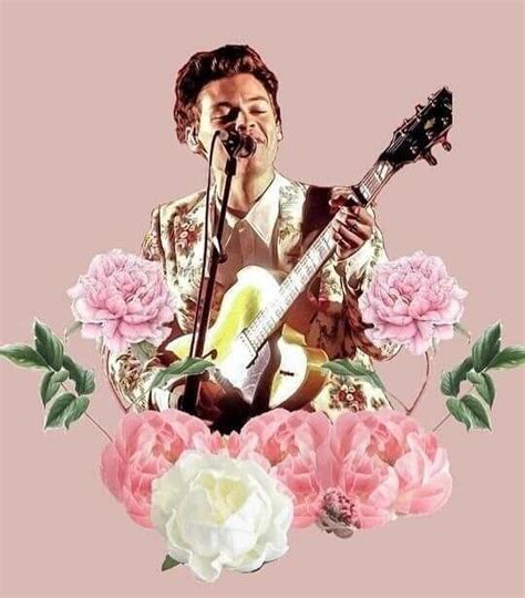 Harry Styles Pink Flowers Harry Styles Wallpaper Harry Styles Harry Styles Songs