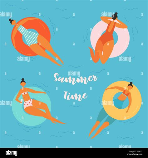 Women Water Stock Vector Images Alamy