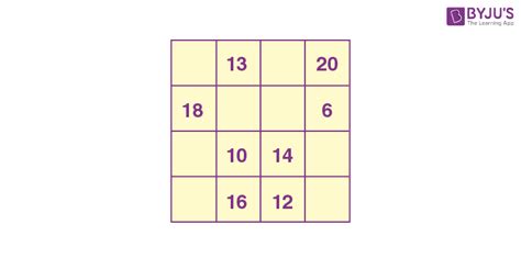 Practice Magic Squares Questions