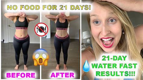 Waterfasting💧21 Day Water Fast Results Beforeafter Lost 215lbs