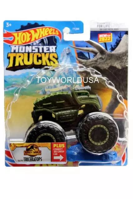 HOT WHEELS Monster Trucks Jurassic World Dominion Triceratops EUR PicClick DE