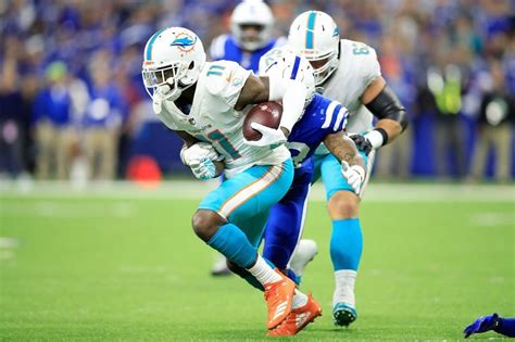 The Miami Dolphins And Indianapolis Colts Do Battle In Week 4 Of The