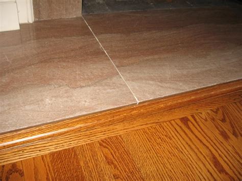 Transition Between Tile And Hardwood Homystyle