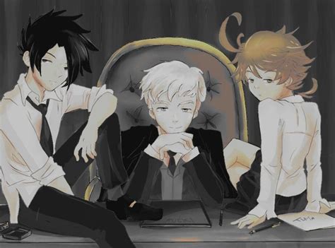 Ray X Norman X Emma Yakusoku No Neverland Tpn Neverland Art