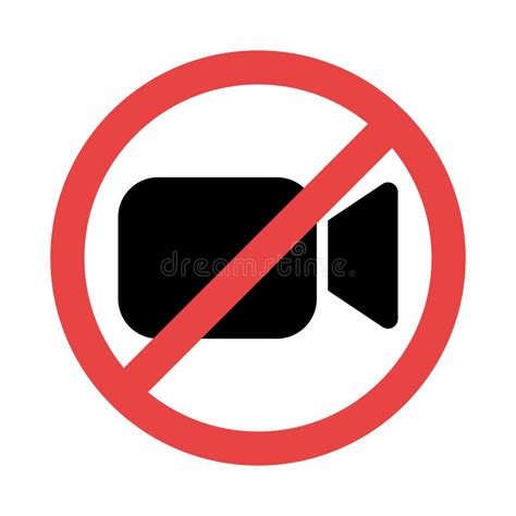 Video Prohibited Stock Illustrations 1 166 Video Prohibited Stock