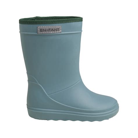 Enfant Rain Boots Sea Pine Laarzen Regenlaarzen Zonder Wol Blauw Groen Minipop