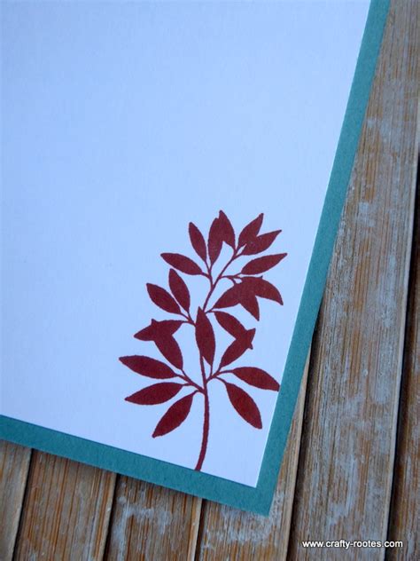 Botanical Layers Card Crafty Rootes