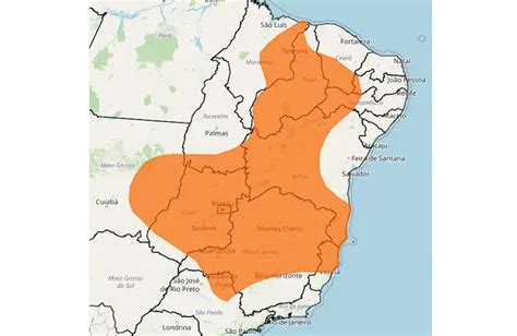 Inmet divulga alerta de fortes chuvas para diversas partes do País