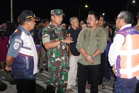 Dandim 1305 BT Bersama Forkopimda Melaksanakan Peninjauan Arus Balik Di