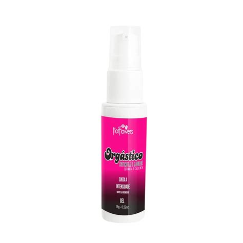 Gel Excitante Orgástico Lubrificante Feminino Hot Flowers Kapitú Sex Shop Catanduva Entrega