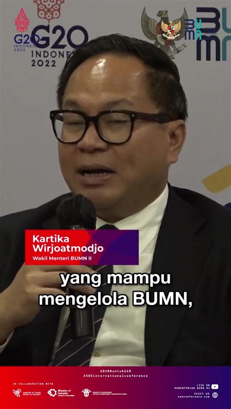 Halo Sobat Bumn Wakil Menteri Bumn Ii Kartiko Wirjoatmodjo Memberitahu