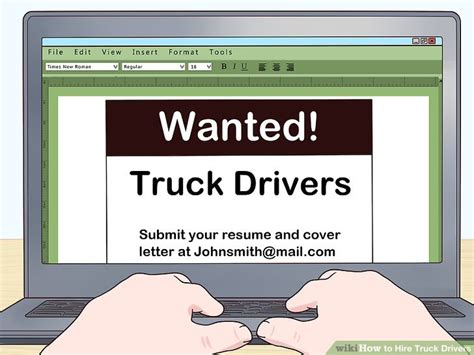 How To Hire Truck Drivers 12 Steps With Pictures Wikihow