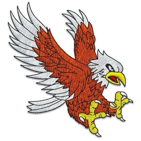 Flying Eagle Embroidery Design Embroidstock