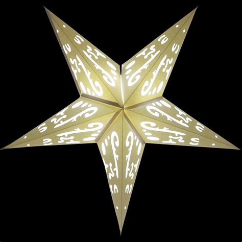 24 White Star Lantern W Tissue Kraftskiva Etsy