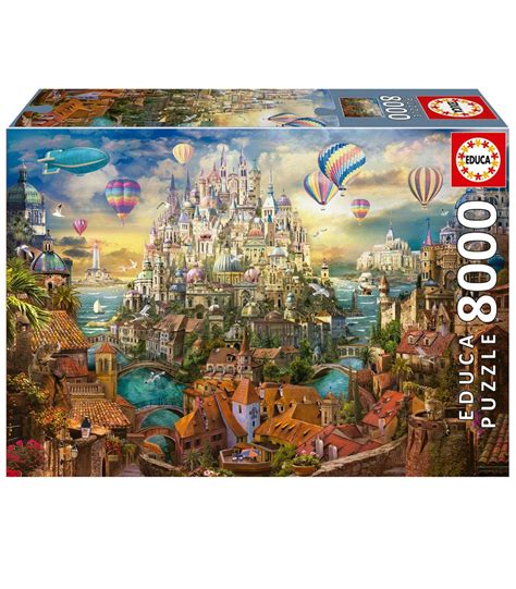 Puzzle 8000 ciudad de los sueños 19570 EDUCA Juguetes Abracadabra