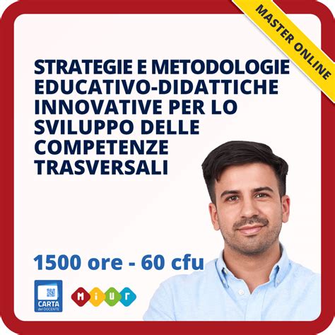 Master In Strategie E Metodologie Educativo Didattiche Innovative