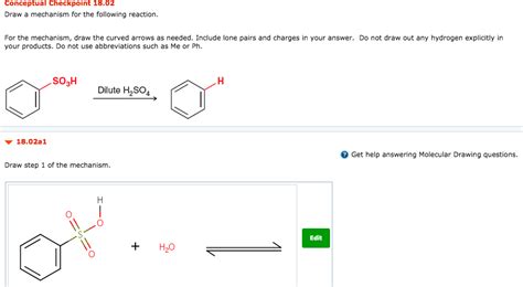 Solved Conceptual Checkpoint 18.02 Draw a mechanism for the | Chegg.com