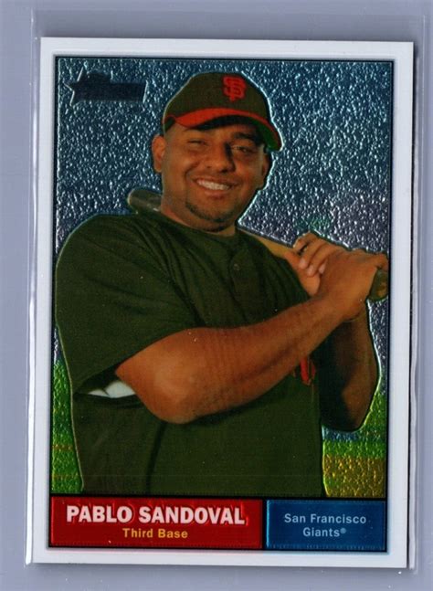 Topps Heritage Chrome Pablo Sandoval San Francisco Giants