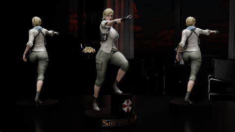 Sherry Birkin Resident Evil 3D Model By Nuskul Art