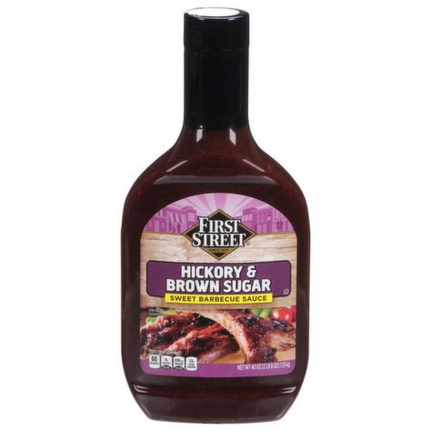 First Street Sweet Barbecue Sauce Hickory And Brown Sugar Smart And Final