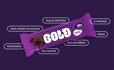 Barra De Proteína Bold Snacks Brownie And Crispies 20g De Proteína