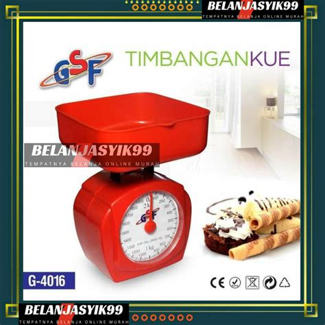 Jual Timbangan Kue Serbaguna Kg Analog Manual Merk Gsf