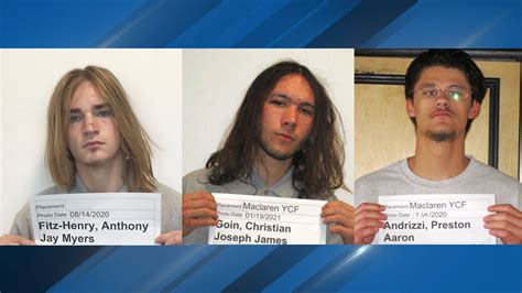 3 Young Men Wanted After Escaping Woodburn Correctional Facility