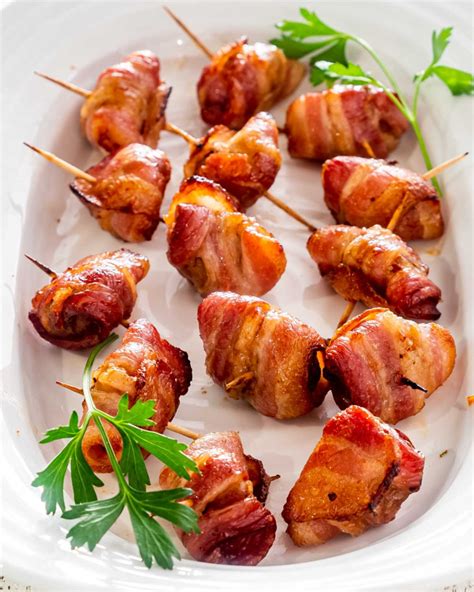 Air Fryer Bacon Wrapped Water Chestnuts Jo Cooks