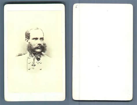 FRANÇOIS JOSEPH IER D AUTRICHE Vintage carte de visite CDV François