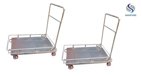 Stainless Steel Platform Trolley Stainless Steel Service Trolley