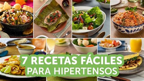 7 recetas para hipertensos Kiwilimón YVNoticias