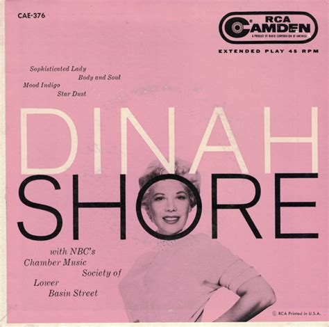 Dinah Shore Dinah Shore 1956 Vinyl Discogs