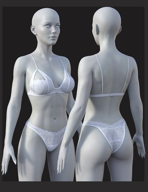 X Fashion Lightweight Lingerie Set Daz 3D