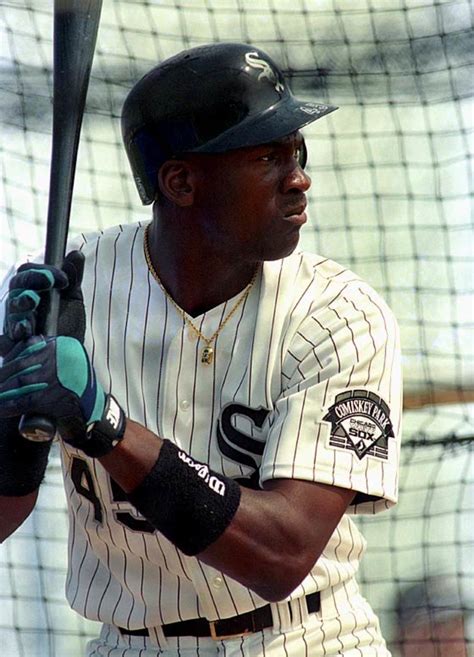 Michael Jordan Playing Baseball Sports Illustrated