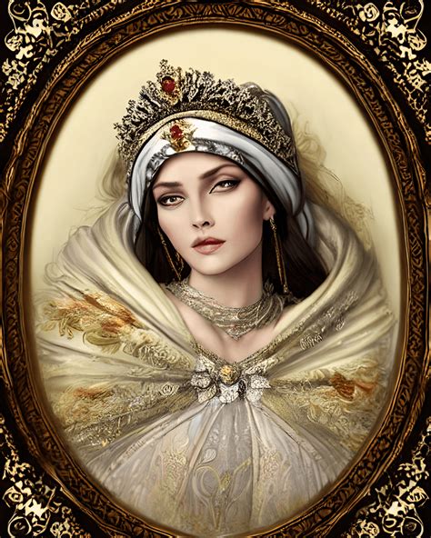 Regal Russian Princess Portrait · Creative Fabrica
