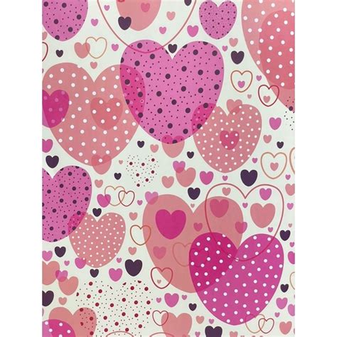 Jual Kertas Kado Sansan Wawa Doff Isi Lembar Love Heart Fancy Paper