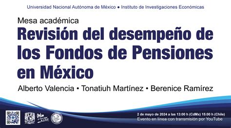 Mesa Acad Mica Fondos De Pensiones En M Xico Iiec