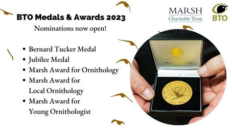 British Trust For Ornithology Bto On Linkedin Marshawards Mybto
