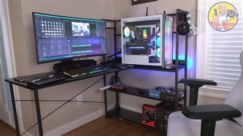 How To Transform Your Gaming Space With An L Shaped Desk Setup Youtube