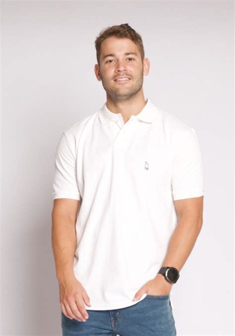 MEN POLO SHIRT – WHITE – Kokatoos