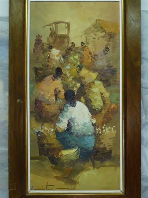 Alfredo Buenaventura Vintage Filipino Oil Painting Philippine Etsy